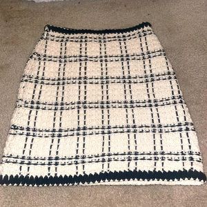 Black and White knit Tory Burch skirt